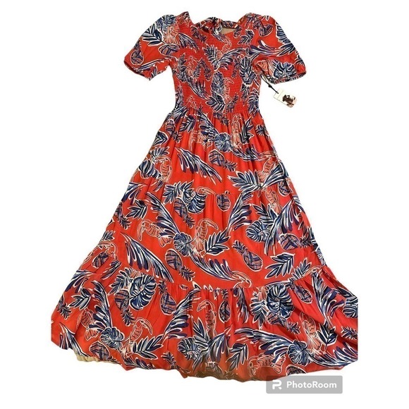 SINCERELY Jules Smocked Tiered Maxi - Picture 3 of 7